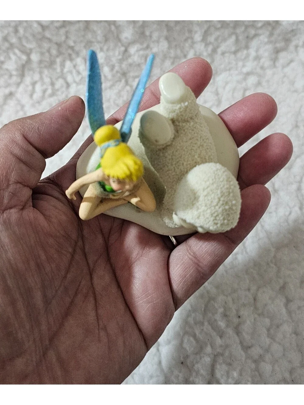 Dept 56 Tinker Bell GIGGLES WITH TINK Figurine SNOWBABIES Christmas 4027562 RARE